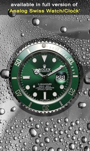 Rolex live wallpaper for Android 